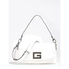 Жіноча сумка-сетчел Guess Brightside Shoulder Bag біла (HWQW7580190-WHI): Стать жіночий