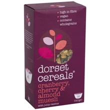 Мюсли Dorset Cereals Cranberry, cherry & almonds 50% фруктов, орехов и семян 540 г (5018357006779): Вес нетто 540 г