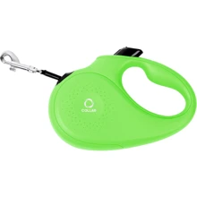 Поводок-рулетка Collar L для собак до 50 кг, 5 м Салатовый: Тип шнура Лента