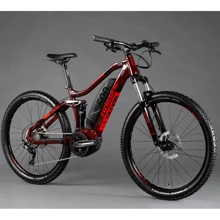 Електровелосипед Haibike SDURO FullSeven Life 1.0 500Wh 10 s. Deore 27.5 ", рама M, вишнево-чорно-червоний, 2020: Колір червоний