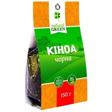 Киноа черная, Natural Green, 150 г (WT3159): Вес нетто 150 г