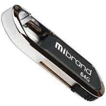 USB-флешка Mibrand 64GB Aligator Grey USB 2.0 (MI2.0 / AL64U7G): Стандарт USB USB 2.0