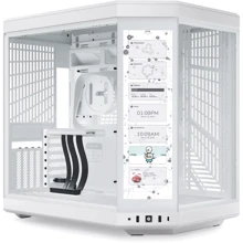 Корпус HYTE Y70 Touch Snow White (CS-HYTE-Y70-WW-L): Форм-фактор материнской платы E-ATX/ATX/MicroATX/Mini-ITX