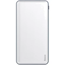 Внешний аккумулятор Baseus Power Bank 10000mAh Simbo Smart White (PPALL-BQB02): Количество USB 2