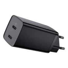 Зарядний пристрій Baseus USB-C Wall Charger GaN2 Lite 65W Black (CCGAN2L-E01): Особливості Power Delivery (PD), Швидка зарядка, USB-C