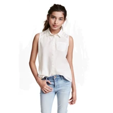 Блуза H&M 3876394 152 см молочная: Тип Блузы