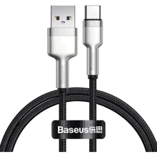 Кабель Baseus USB Cable to USB-C Cafule Metal Data 66W 1m Black (CAKF000101): Тип USB Cable - USB-C