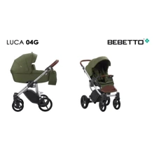 Универсальная коляска 2 в 1 Bebetto LUCA (04) хаки (серая рама) (503.20.18.G04): Тип коляски универсальная коляска (2-в-1)