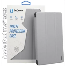 Аксессуар для iPad BeCover Soft Edge with Pencil mount Gray for iPad 10.9 (2022 / 2024) / iPad 11 2025 (709236): Цвет серый