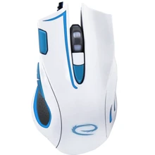 Мышь Esperanza MX401 Hawk white-blue (EGM401WB): Интерфейс подключения проводная USB