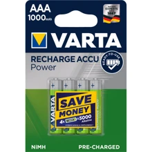 Varta AAA 1000mAh NiMh 4шт PROFESSIONAL (05703301404): undefined undefined
