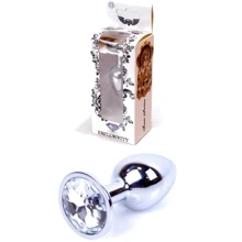 Анальная пробка Boss Series - Jewellery Silver PLUG Clear S (BS6400012): Для кого Унисекс
