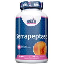 Haya Labs Serrapeptase Фермент Серрапептаза 40000 SPU 90 веган капсул: Форма выпуска Капсулы