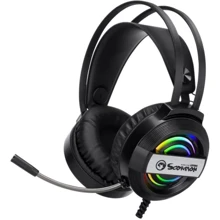 Наушники Marvo HG8902 Multi-LED Black (HG8902): Тип конструкции полноразмерные