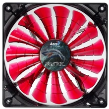 Кулер Aerocool Shark Fan 120мм (Devil Red)LED Retail: Уровень шума, dB 26.5 или 12.6 (с кабелем для понижения)