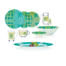 Столовый сервиз Luminarc AMB Alondra Turquoise 46 пр. (Q7927): Количество персон 6
