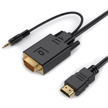 Кабель и переходник Cablexpert HDMI - VGA+3.5 мм V 1.4 (M/M) 3 м (A-HDMI-VGA-03-10): Тип адаптер