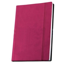 Деловая записная книжка Vivella А5, на резинке, розовая (O27105-09): undefined undefined