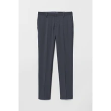 Брюки H&M 7140269 62 серые: Фасон Слим