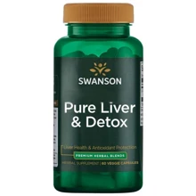 Swanson Ultra Pure Liver and Detox Добавка для поддержки и детоксикации печени 60 веганских капсул: Форма выпуска Капсулы