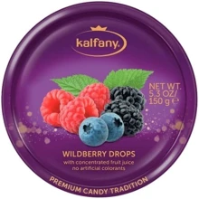 Льодяники Kalfany Wildberry Candies лісові ягоди 150г: Вага, г 150