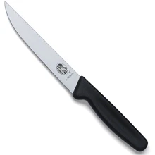 Кухонний ніж Victorinox Carving вузьке з чорною ручкою 18см (5.1803.18): Лезо нержавіюча сталь