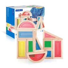 Набір стандартних блоків Guidecraft Block Play Велика веселка, 10 шт. (G3015): Тип інше