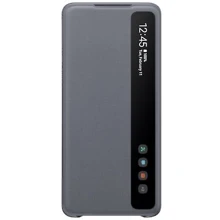 Аксессуар для смартфона Samsung Clear View Cover Grey (EF-ZG985CJEGRU) for Samsung G985 Galaxy S20+: Совместимость Samsung G985 Galaxy S20+