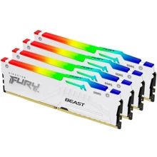 Kingston FURY 128 GB (4x32GB) DDR5 5600 MHz Beast White RGB (KF556C40BWAK4-128): Тип DDR5