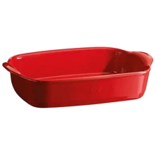 Форма для запекания Emile Henry Ovenware 30х19 см керамическая красная (349650): Крышка Нет