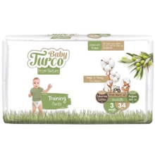 Подгузники-трусики детские Baby Turco 3 Midi, 5-9 кг, 34 шт (8682241200672): Тип Подгузники-трусики