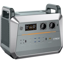 Зарядна станція CTECHi ST2000 1536Wh 2000W Portable Power Station Sliver: Ємність акумулятора, Вт/год 1534