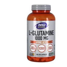 NOW Foods L-Glutamine 1000 mg Глютамин 240 веганских капсул: Тип Глютамины