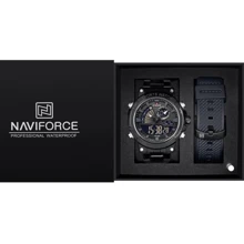 Наручные часы Naviforce Set Box подарочный набор 2 ремешка (1739): Стиль Спортивный