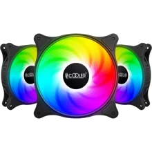 Кулер PcСooler FX 120 ARGB BK 3in1: Уровень шума, dB 33.2