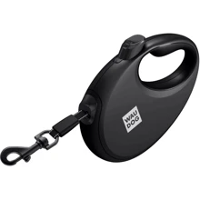 Поводок-рулетка для собак WAUDOG R-leash с контейнером для пакетов L черный до 40 кг 5 м (26291): Тип шнура Лента