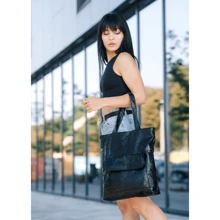 Жіноча сумка шоппер Sambag Shopper чорна (93251071): Стать Женский