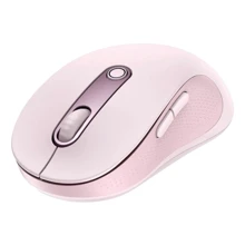 Мышь Baseus F02 Ergonomic Dual-Mode Wireless Mouse Pink (B01055505411-01): Интерфейс подключения Bluetooth, Wireless