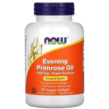 Now Foods Evening Primrose Oil 1000 mg Олія примули вечірньої 90 веганських капсул: Тип Масло вечірньої примули