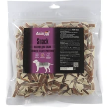 Лакомство AnimAll Snack 99531 лососевые сендвич-треугольники для собак 500 г (151746): Производитель AnimAll