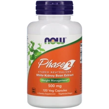 Now Foods Phase 2, Starch Neutralizer, 500 mg, 120 Veg Capsules (NF3021): Производитель NOW Foods