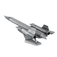 Металлический 3D конструктор Fascinations Самолет SR71 Blackbird, MMS062: Производитель Fascinations
