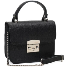 Жіноча сумка-сетчел Ricco Grande чорна (1l623-black): Стать жіночий