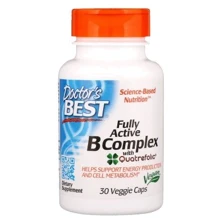 Doctor's Best Best Fully Active B Complex 30 Veggie Caps Комплекс витаминов В+С: Тип Витамин B