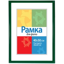Chako Рамка-пластик 400x500 мм DS-022 Green: Тип Фоторамка