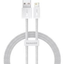 Кабель Baseus USB Cable to Lightning Dynamic Series Fast Charging 2.4A 1m White (CALD000402): Тип USB Cable - Lightning