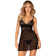 Пеньюар и трусики Obsessive Chemeris babydoll & thong XL/2XL: Для кого Для женщин