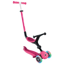 Самокат детский Globber серии GO UP Active Lights фисташково-розовый (744-110): Количество колес 3