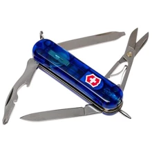 Мультитул Victorinox Midnite Manager 58мм/10предметов/синий-прозрачный (0.6366.T2): Тип мини-мультитул
