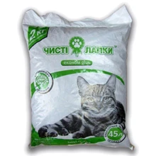Наполнитель туалетов Чисті лапки древесный для котов 10 кг 45 л (4820137810114): Вид Древесный